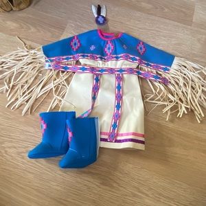 American Girl Doll Kaya’s Pow Wow Dress of Today